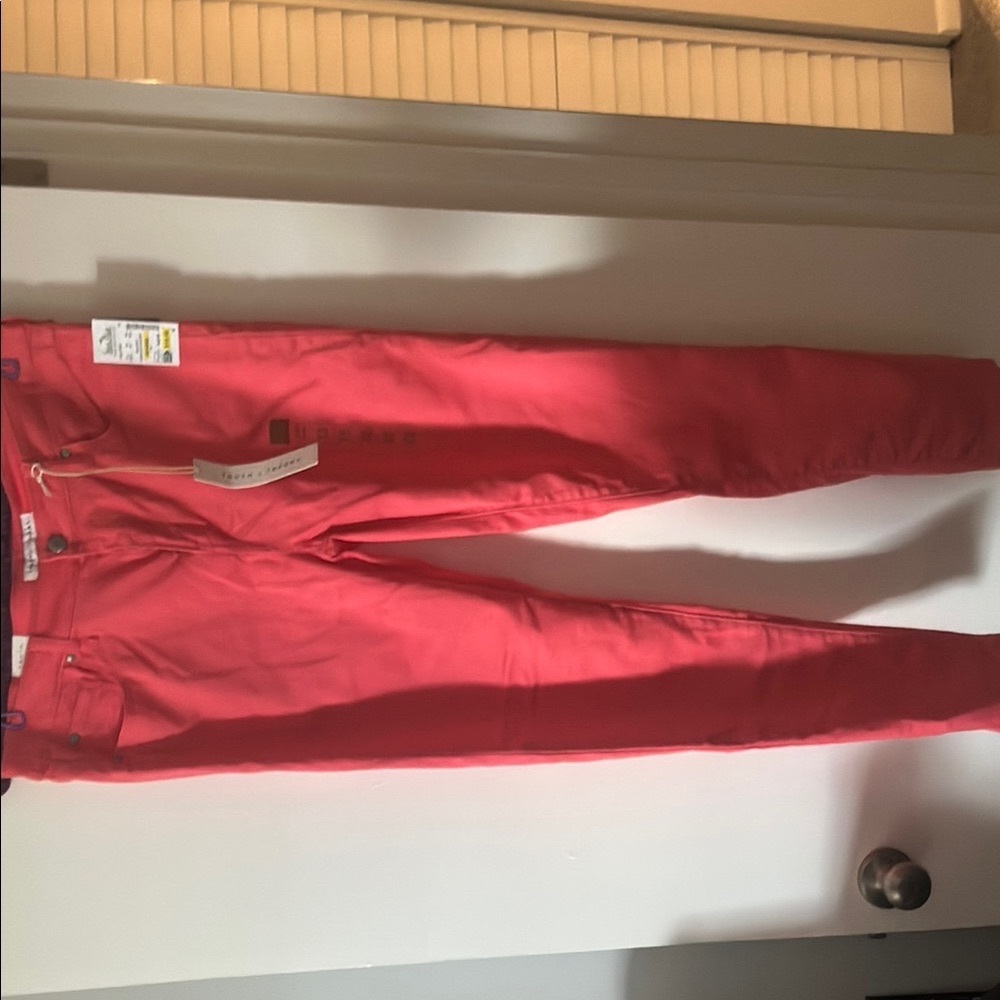 Pink Slim Fit Pants
